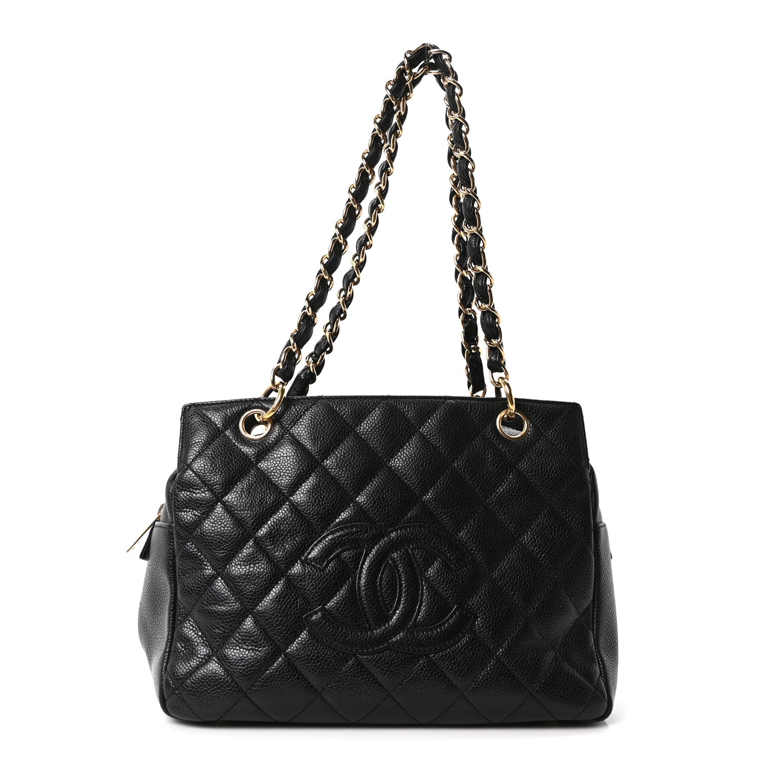 Chanel Caviar Quilted Petit Timeless Tote PTT Black 1 of 10