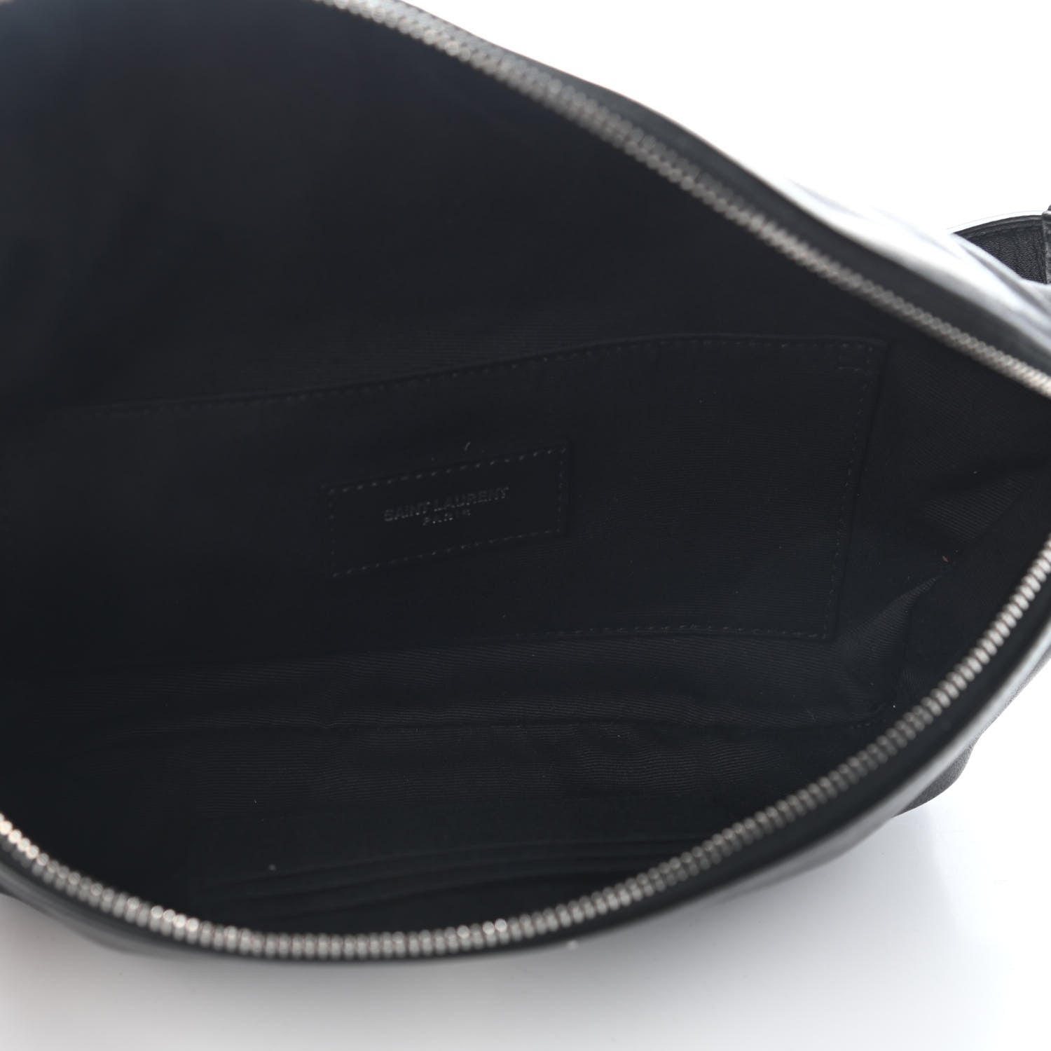 Saint Laurent Calfskin Monogram Belt Bag Black 5 of 8