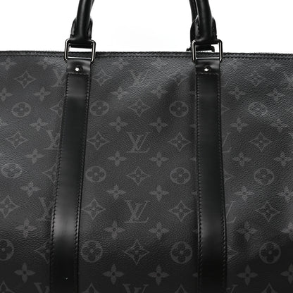 Louis Vuitton Monogram Eclipse Keepall Bandouliere 55 7 of 9