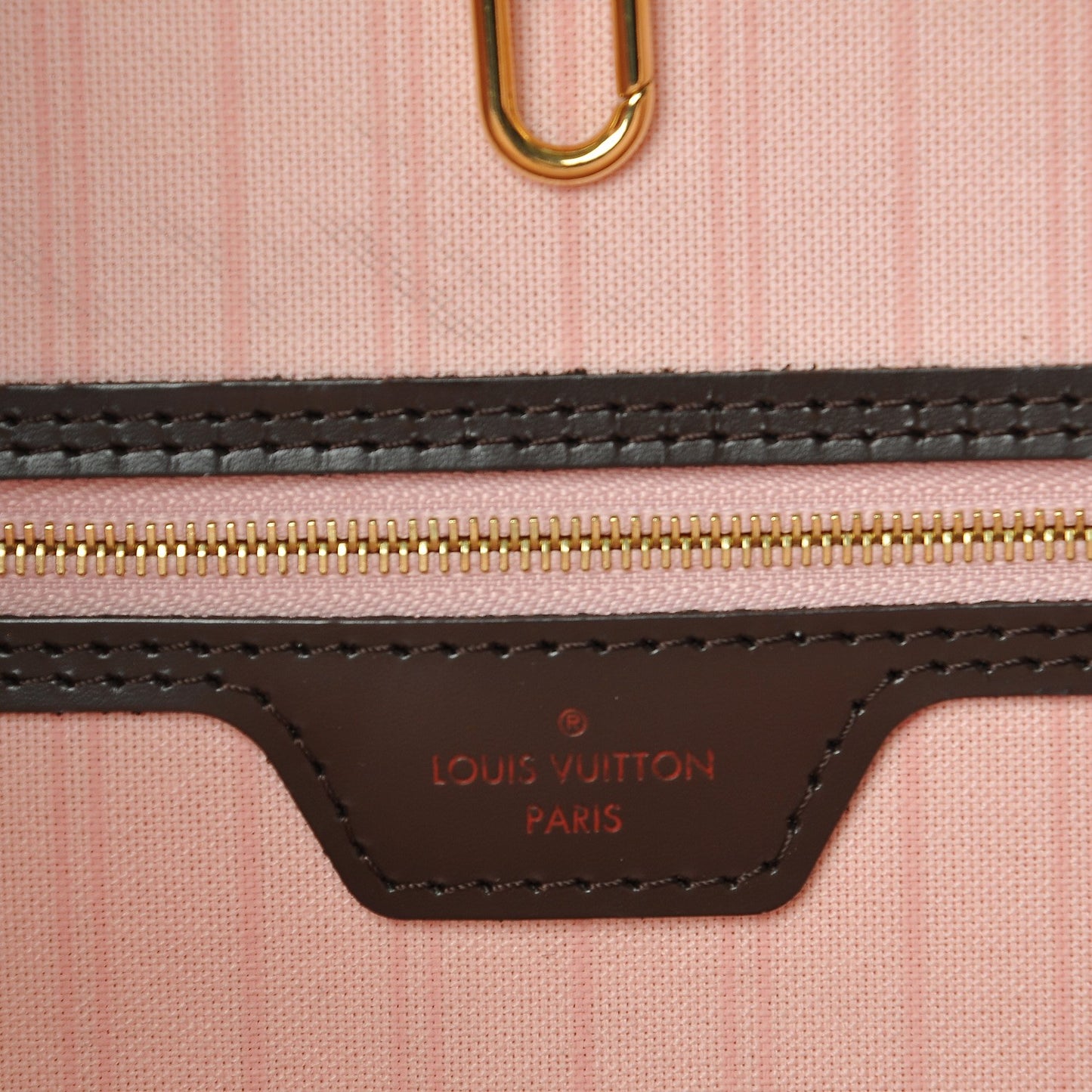 Damier Ebene Neo Neverfull MM Rose Ballerine