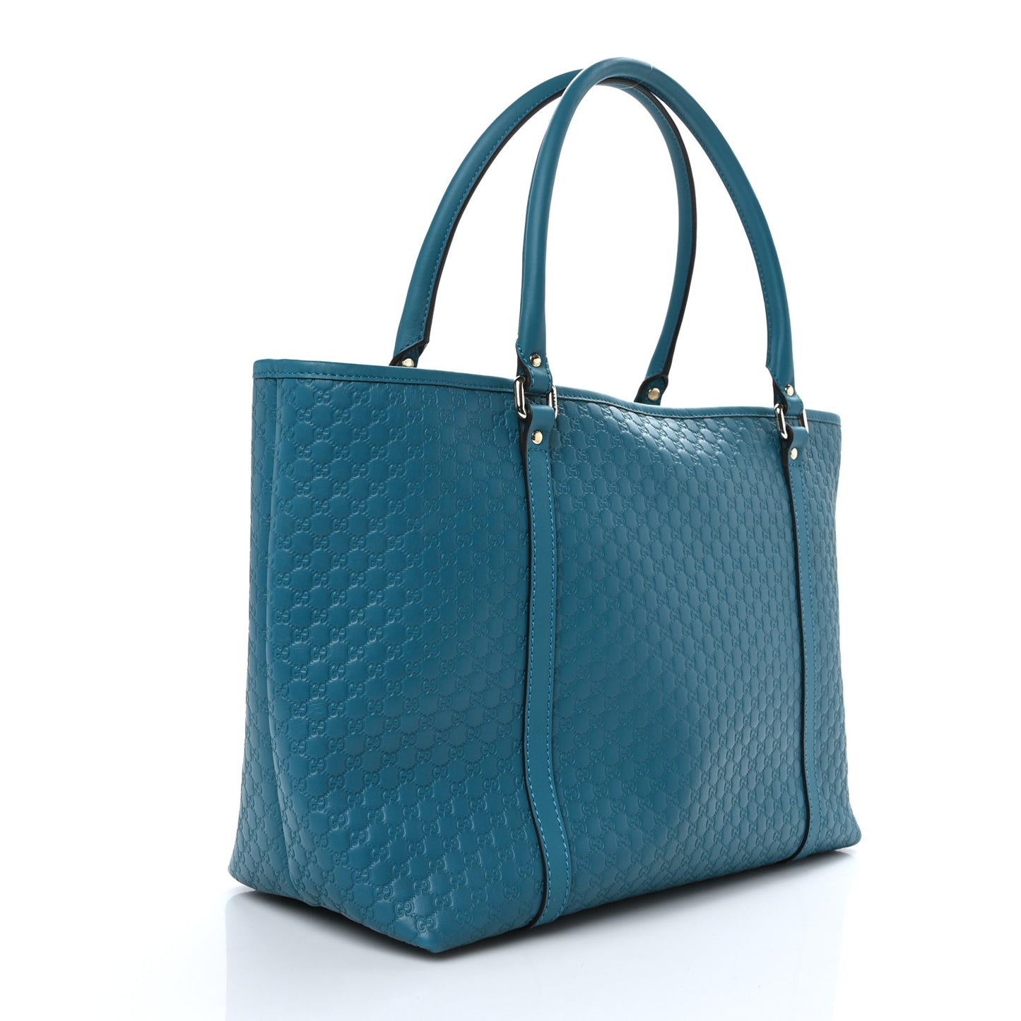 Microguccissima Medium Joy Tote Deep Cobalt