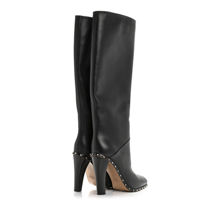Valentino Garavani Nappa Soul Rockstud Boots 37 Black 4 of 9
