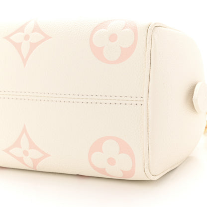 Louis Vuitton Empreinte Monogram Giant Speedy Bandouliere 20 Latte Chamallow 10 of 13