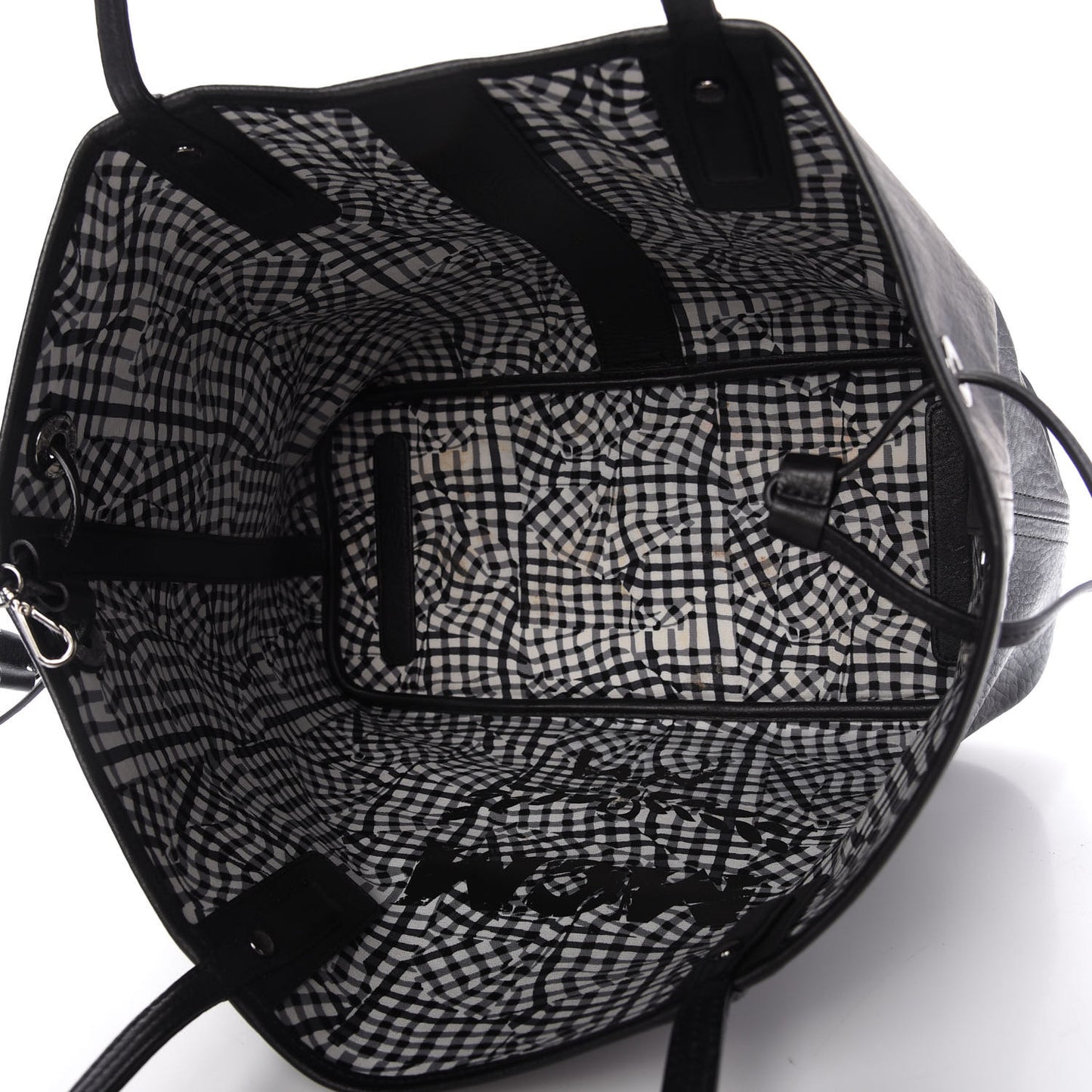 Visetos Medium Liz Reversible Shopper Tote Black