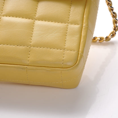 Chanel Lambskin East West Chocolate Bar Flap Yellow 7 of 11