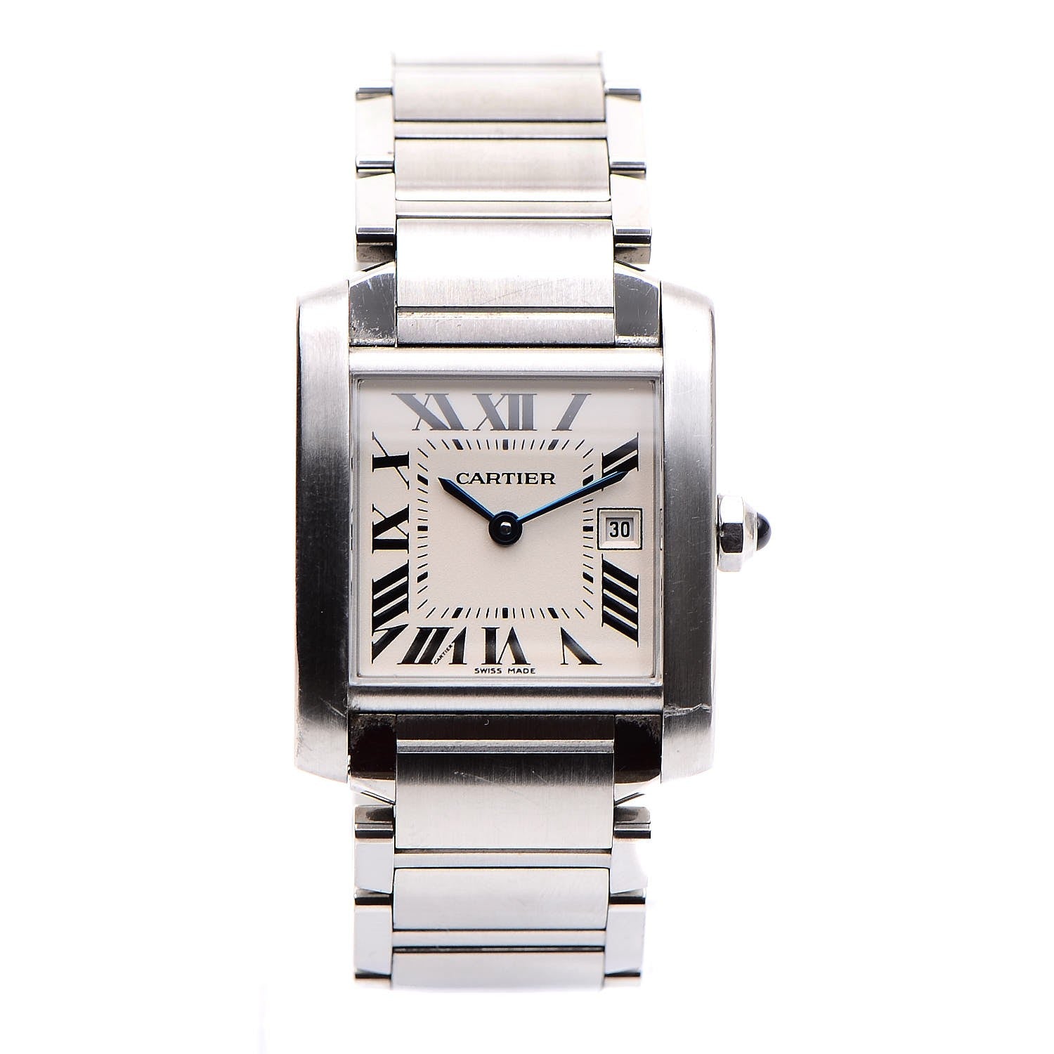 Cartier Stainless Steel 25mm Tank Francaise Quartz Watch 1 of 6