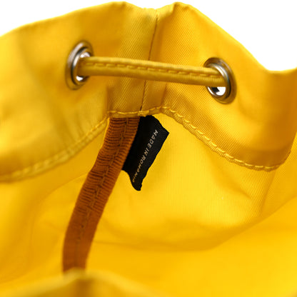 Prada Nylon Vela Drawstring Pouch Giallo 7 of 12