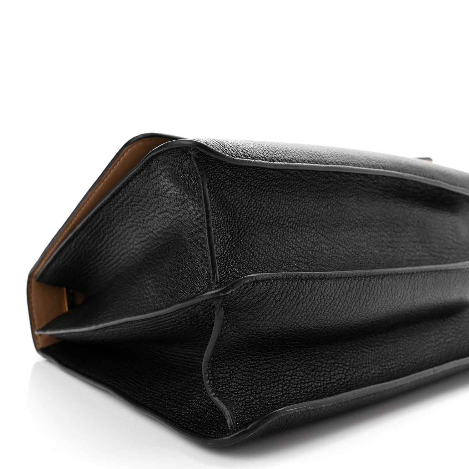Burberry Grained Calfskin Medium TB Bag Black 8 of 9