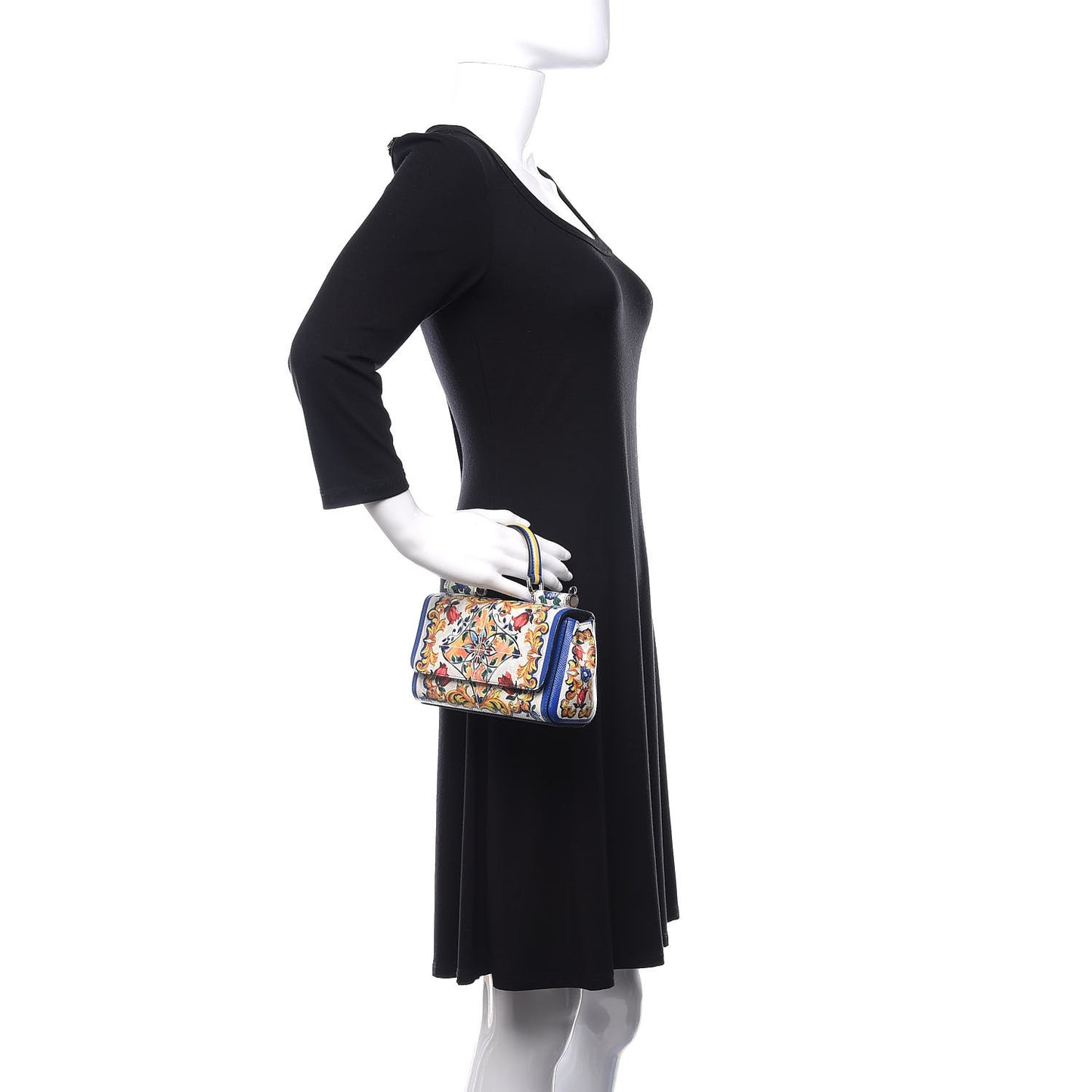 Dauphine Majolica Printed Mini Miss Sicily Bag Multicolor