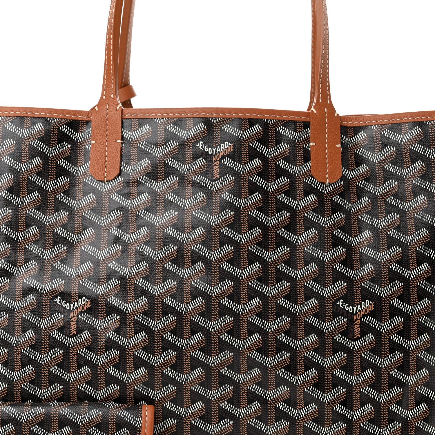 Goyard Goyardine Saint Louis PM Black Gold 9 of 11