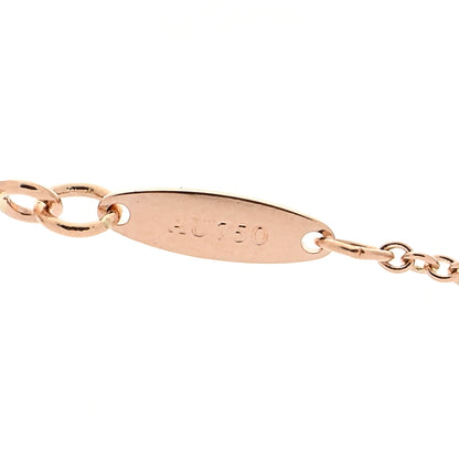 Tiffany 18K Rose Gold 9mm Elsa Peretti Bean Pendant Necklace 4 of 7