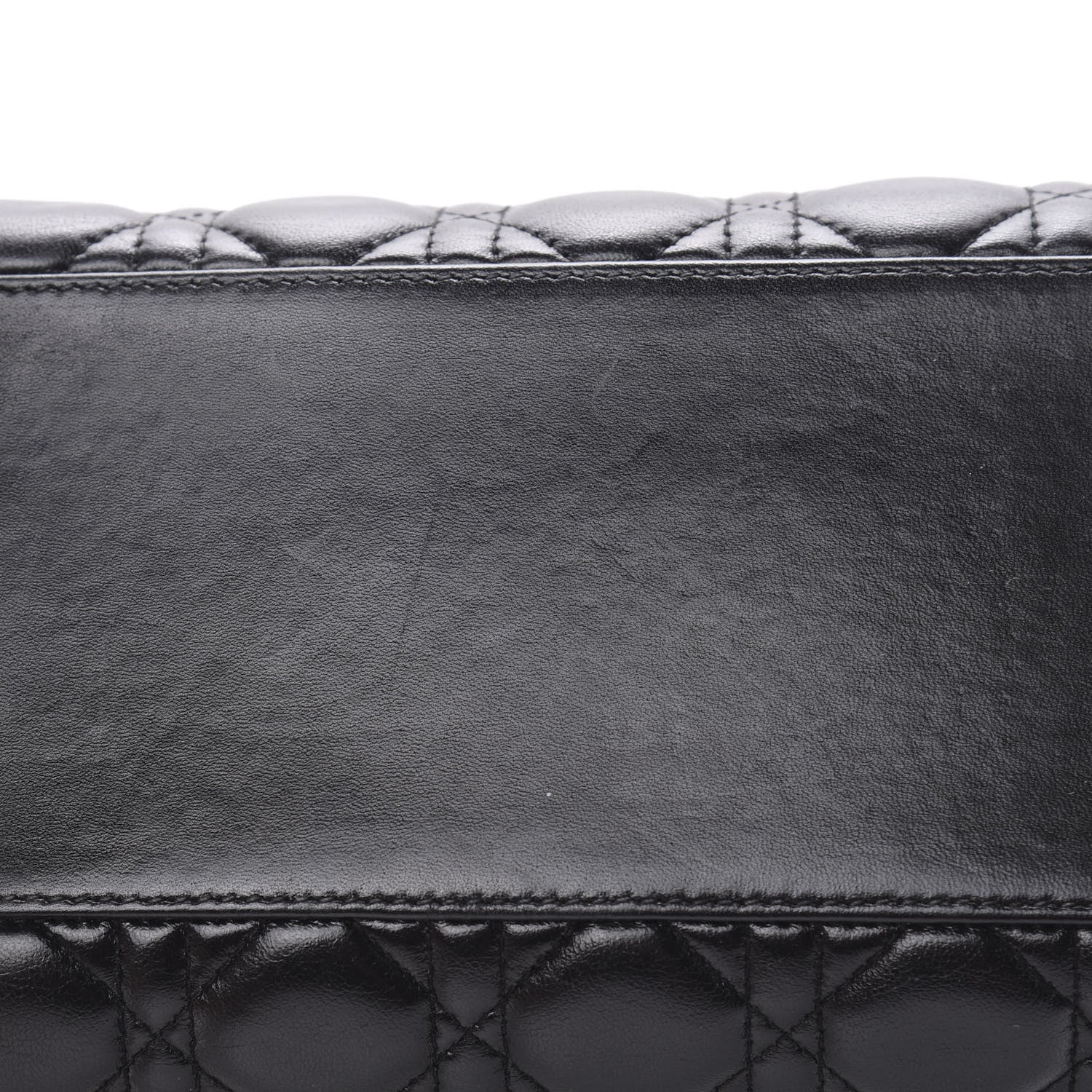 Christian Dior Lambskin Cannage Medium Lady Dior Black 11 of 11