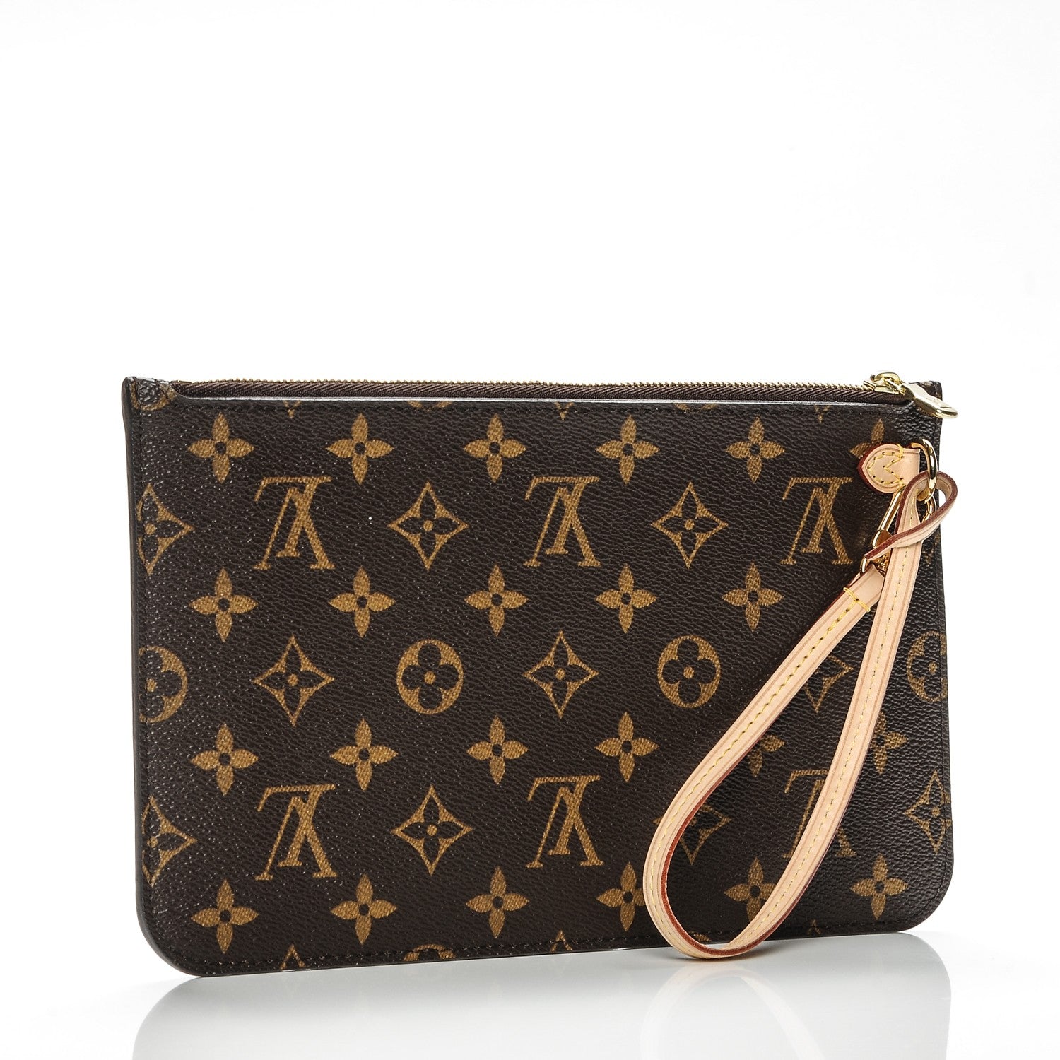 Louis Vuitton Monogram Neverfull MM GM Pochette Fuchsia 3 of 6