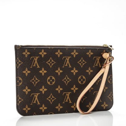 Louis Vuitton Monogram Neverfull MM GM Pochette Fuchsia 3 of 6