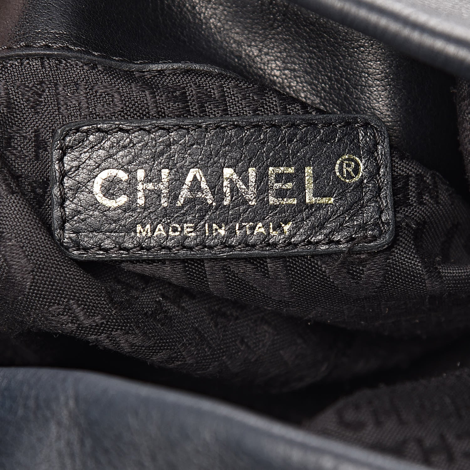 Chanel Calfskin CC Bucket Bag Black 6 of 12