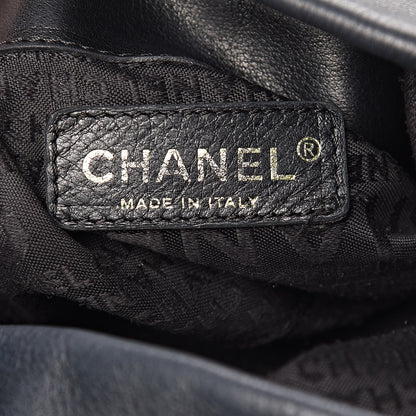 Chanel Calfskin CC Bucket Bag Black 6 of 12