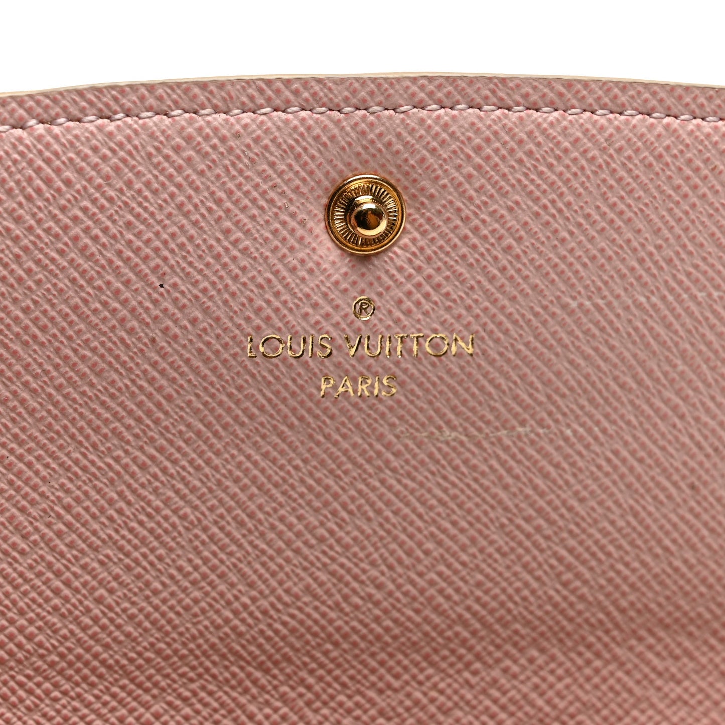 Damier Azur Emilie Wallet Rose Ballerine