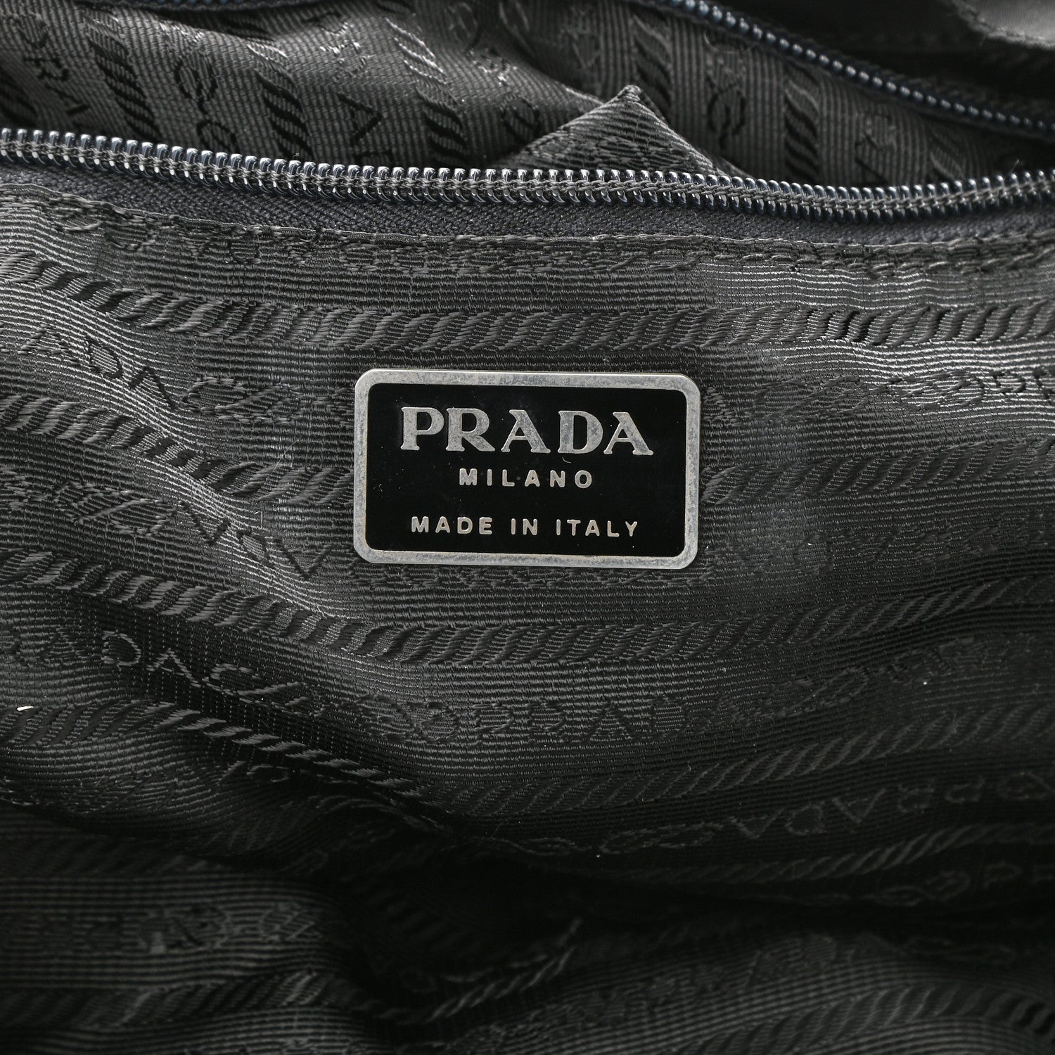 Prada Nylon Vela Medium Backpack Black 6 of 9