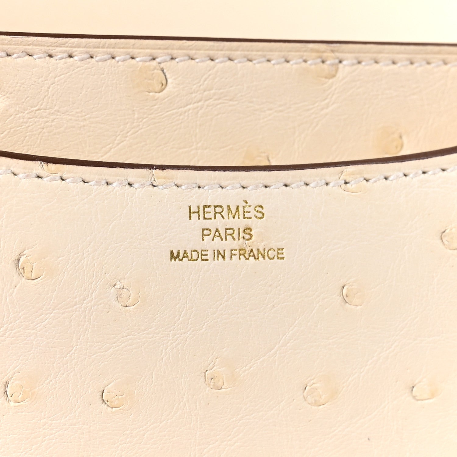 Hermes Ostrich Constance 18 Nata 7 of 12