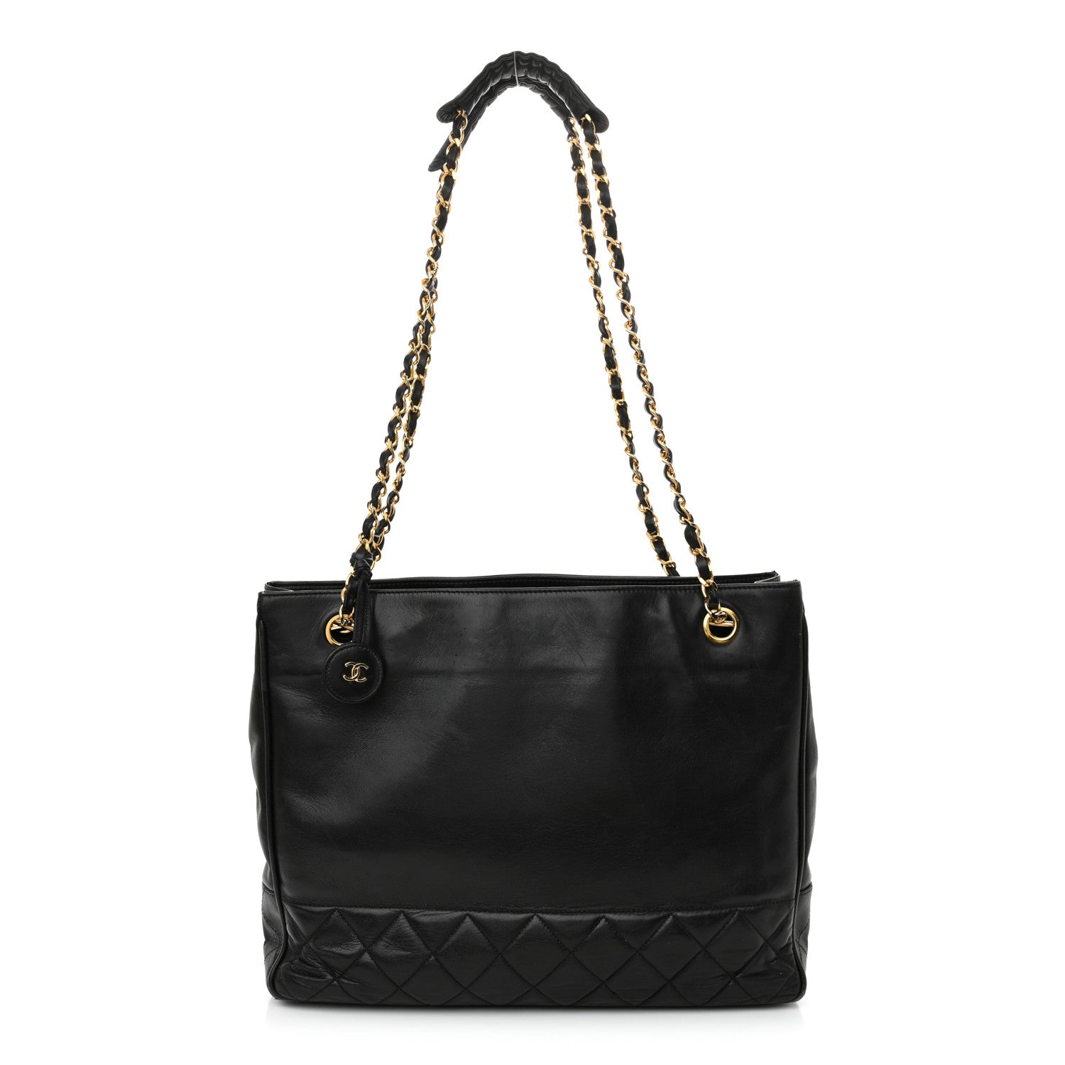 Chanel Lambskin Quilted Shoulder Bag Black 1 of 19