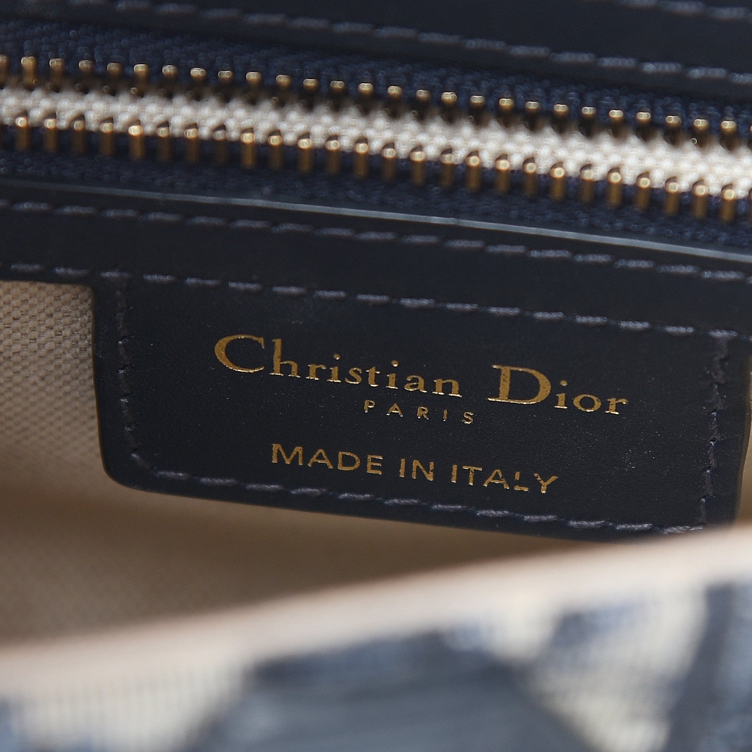 Christian Dior Oblique Saddle Bag Blue 6 of 11