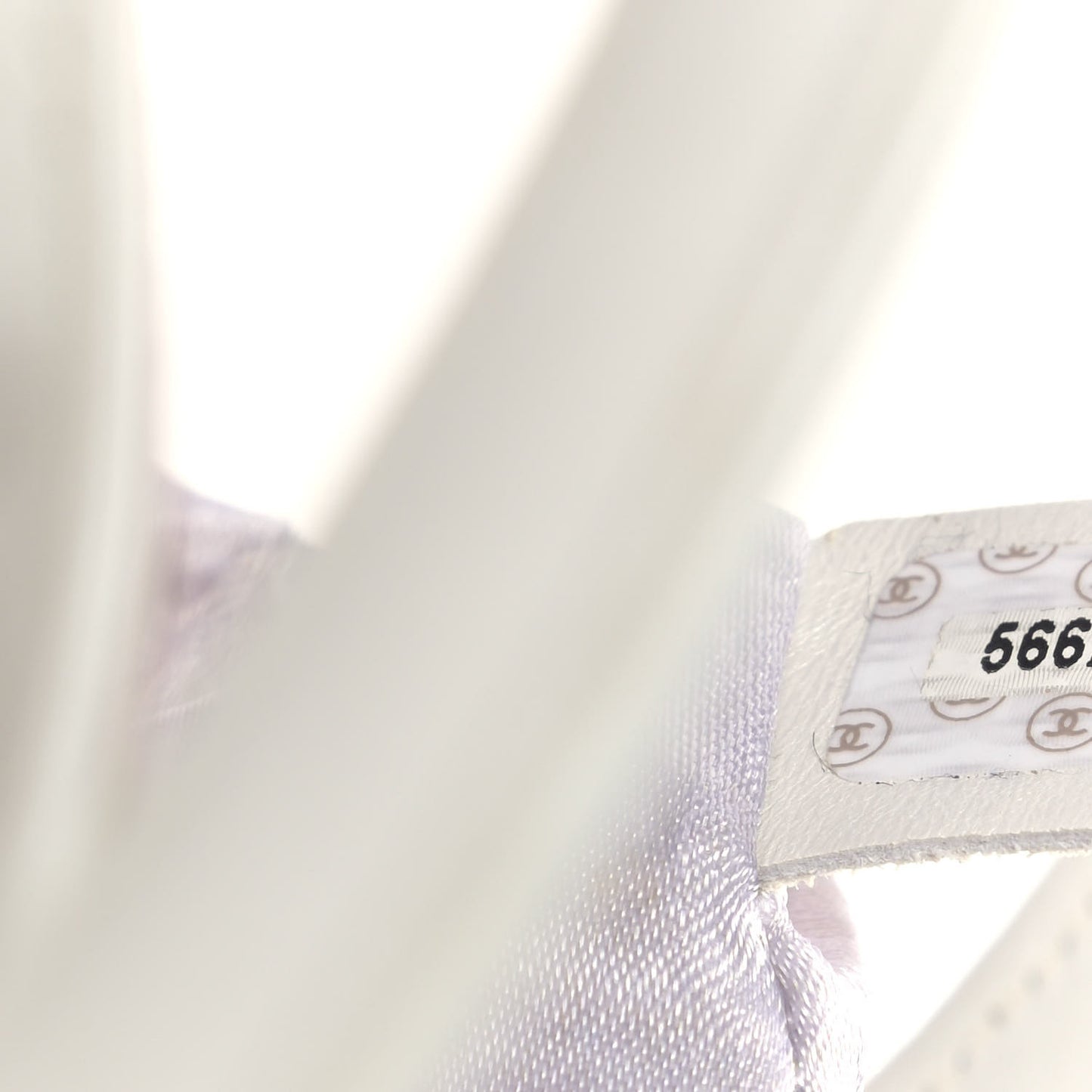 Calfskin Quilted Top Handle Tote Bag White