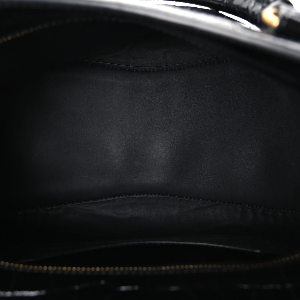 Balenciaga Shiny Supple Calfskin Crocodile Embossed Brass Hardware Neo Classic City Black 4 of 9