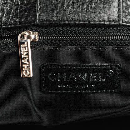 Chanel Deerskin Cerf Executive Shopper Tote Black 6 of 7