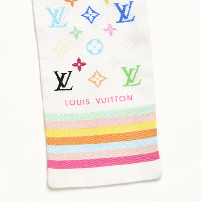 Louis Vuitton Silk Monogram Multicolor Bandeau White 3 of 3