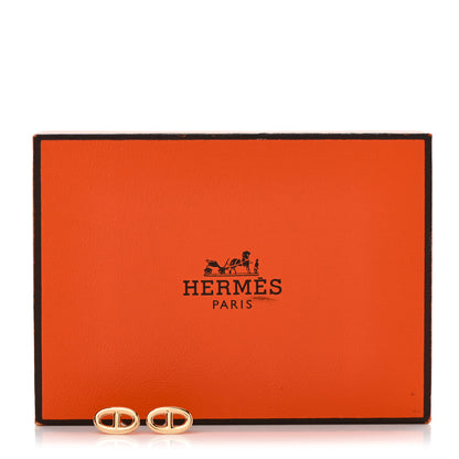Hermes 18K Rose Gold TPM Farandole Stud Earrings 6 of 6