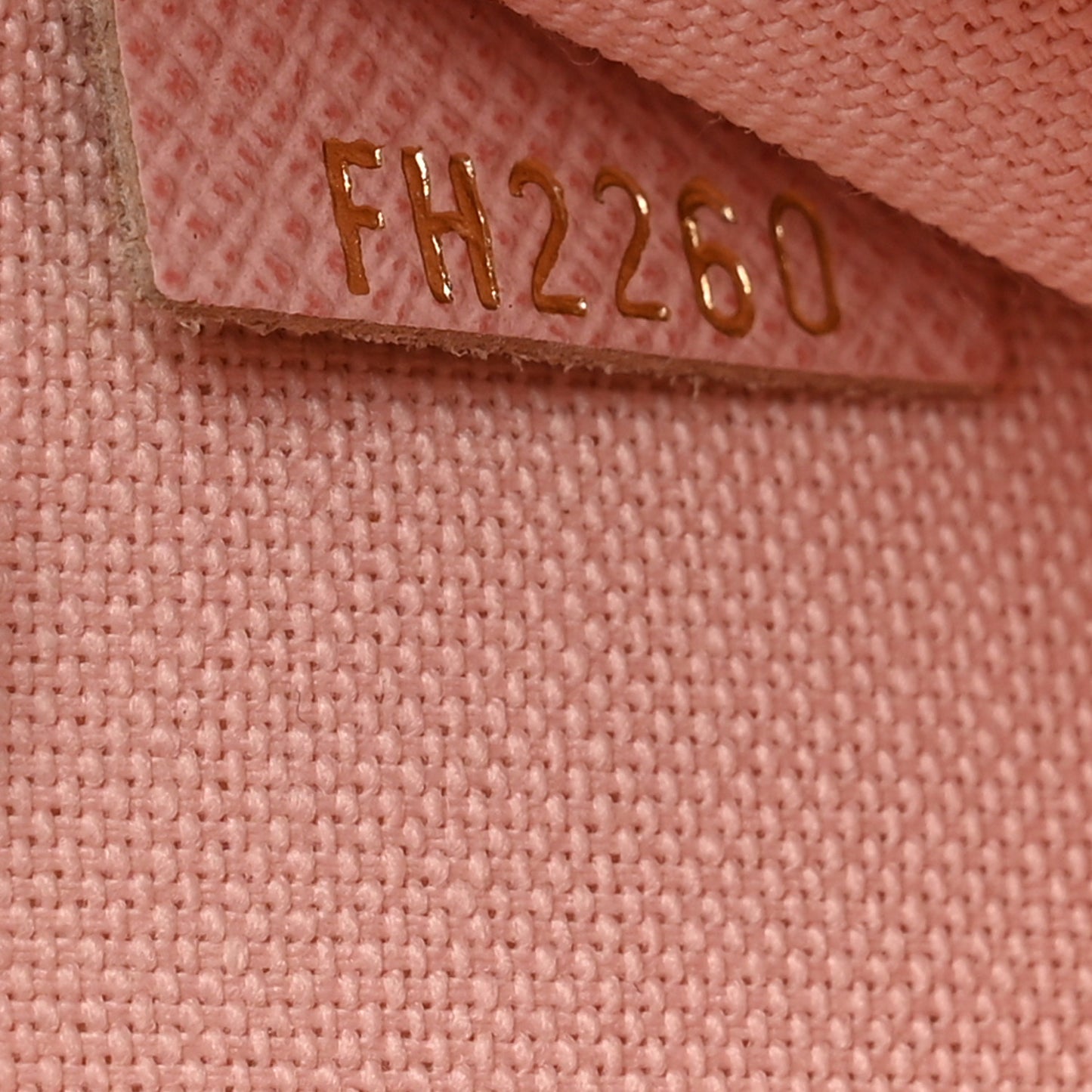 Damier Azur Pochette Felicie Chain Wallet Rose Ballerine