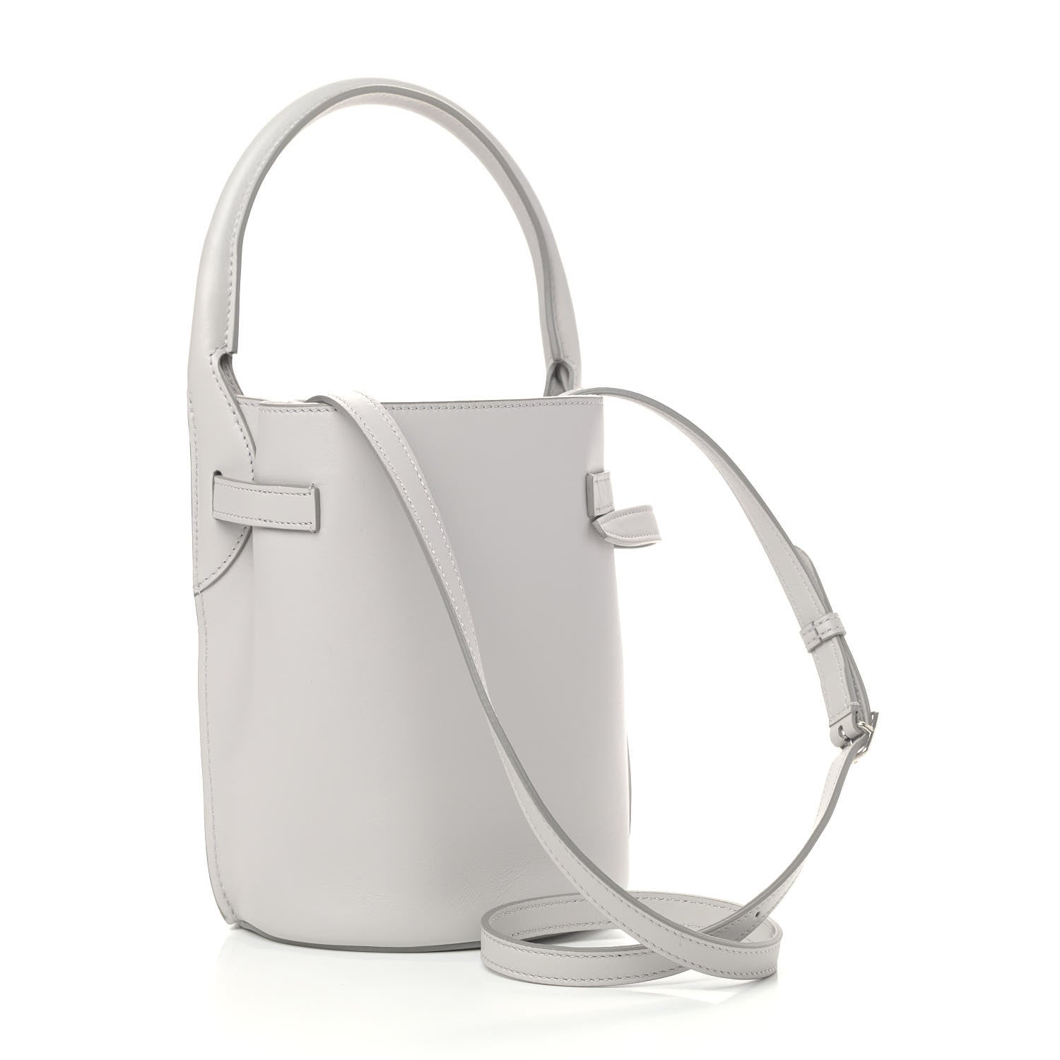 Celine Smooth Calfskin Nano Big Bag Bucket Light Grey 2 of 4