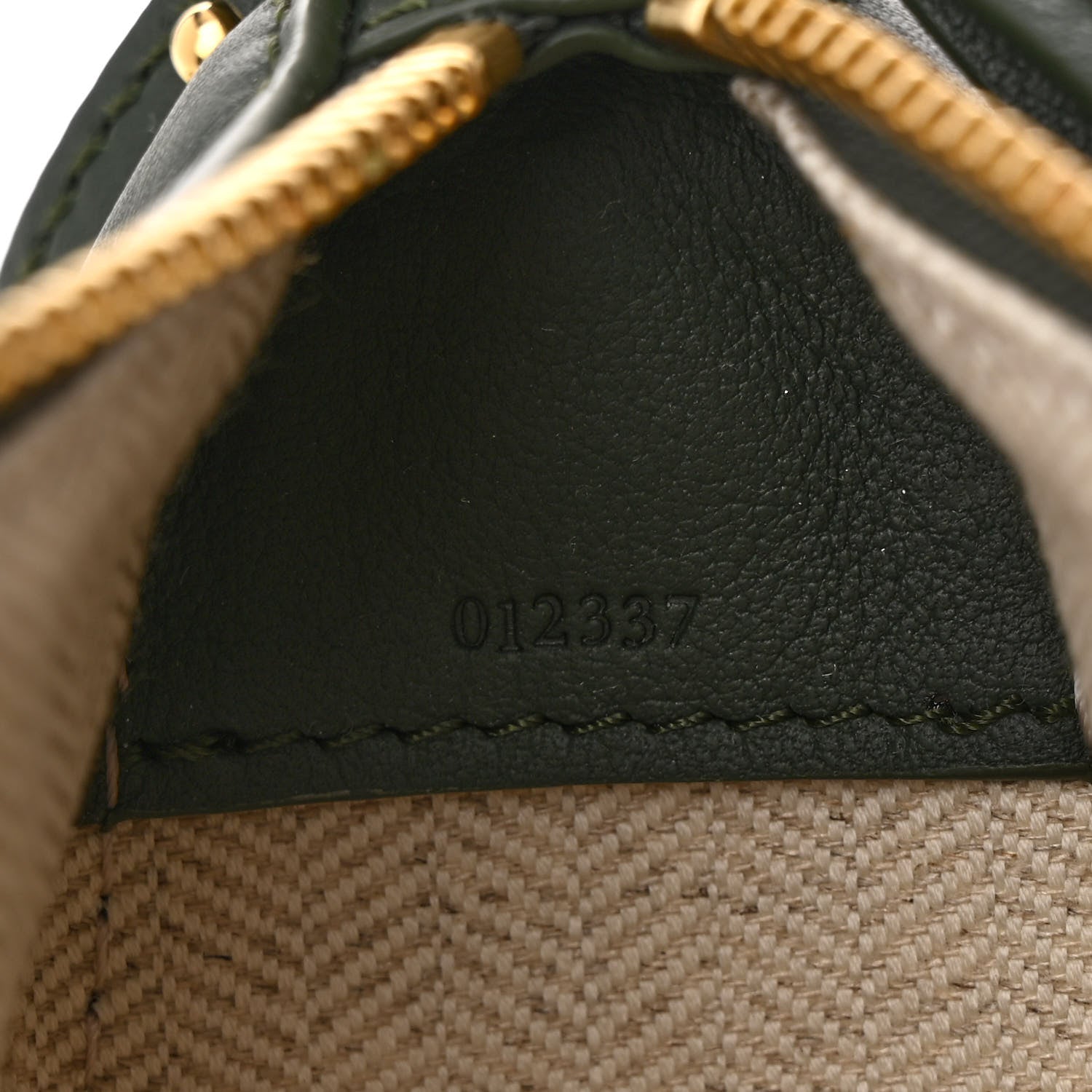 Loewe Calfskin Mini Hammock Hobo Bottle Green 7 of 11