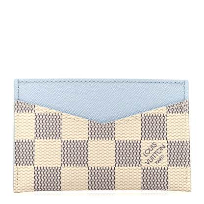Louis Vuitton Damier Azur Daily Card Holder Olympe Blue 1 of 7