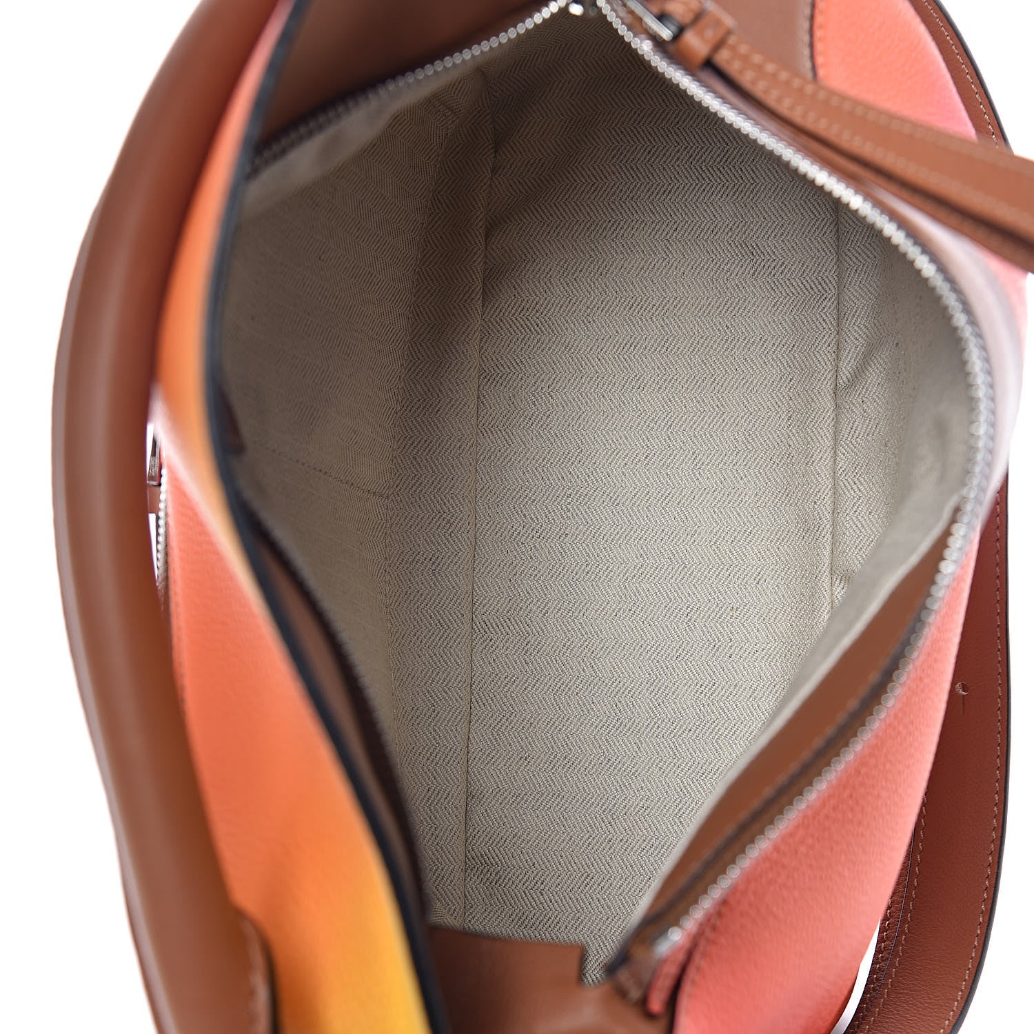 Loewe Calfskin Medium Puzzle Bag Orange Sunset 5 of 10