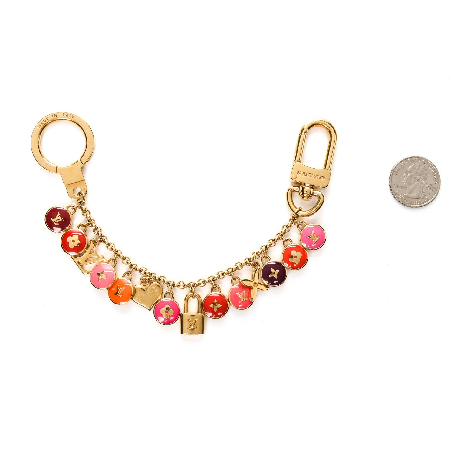 Louis Vuitton Pastilles Key Chain Bag Charm Multicolor 2 of 4