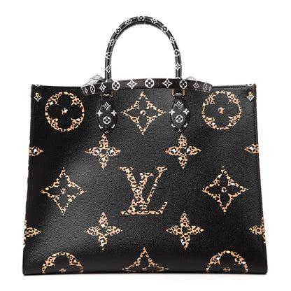 Louis Vuitton Monogram Giant Jungle Onthego GM Black 1 of 10