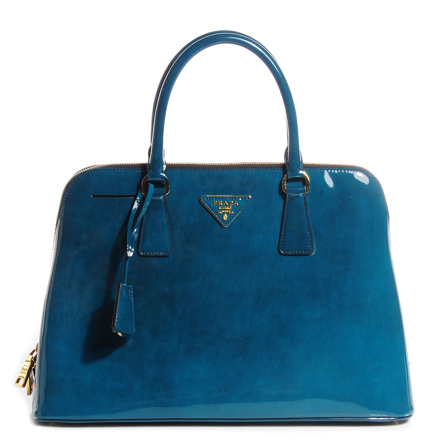 Spazzolato Promenade Tote Pavone Fume