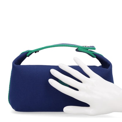 Hermes Canvas Small Bride-A-Brac Pouch Marine 2 of 10