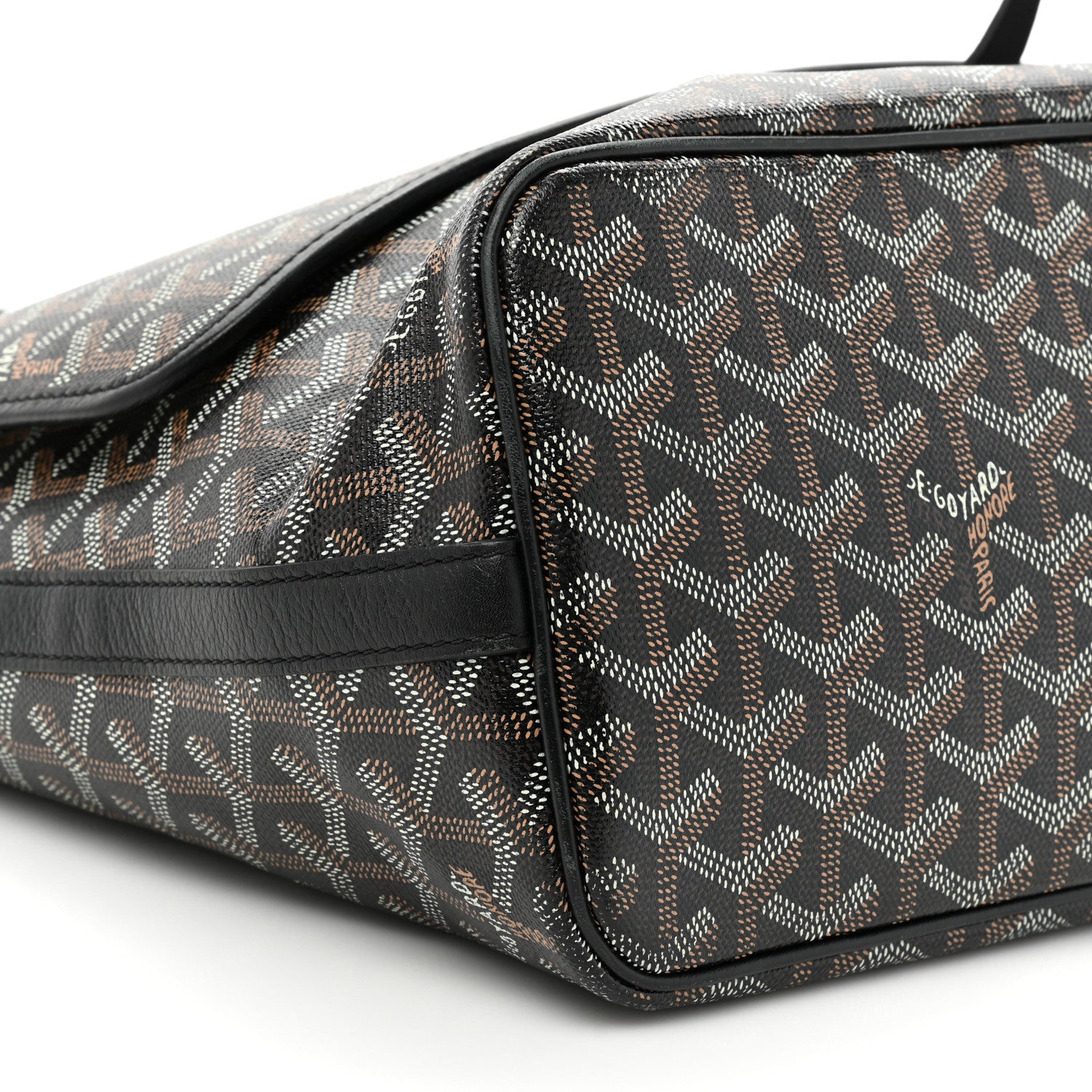 Goyard Goyardine Capetien Messenger Bag Black 8 of 22