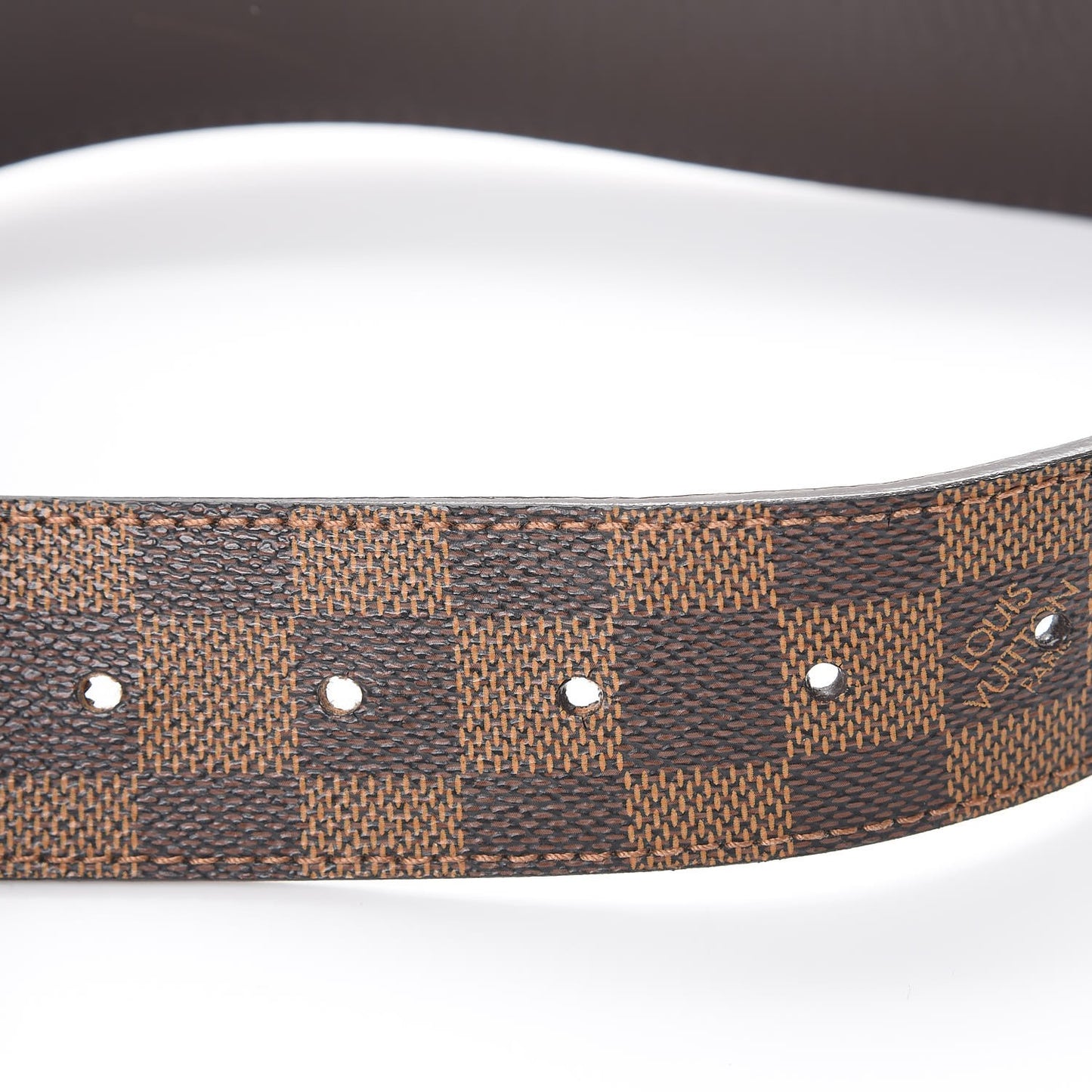 Damier Ebene 40mm LV Initiales Belt 85 34