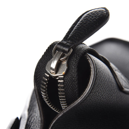 Celine Drummed Calfskin Micro Luggage Black 9 of 10