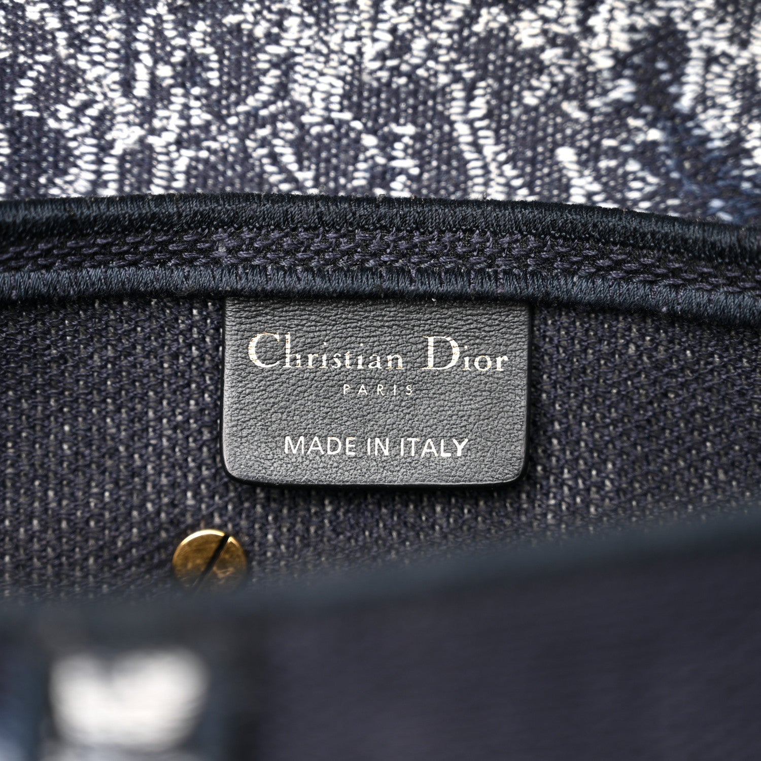 Christian Dior Canvas Embroidered Tie Dye Saddle Bag Blue Multicolor 6 of 12