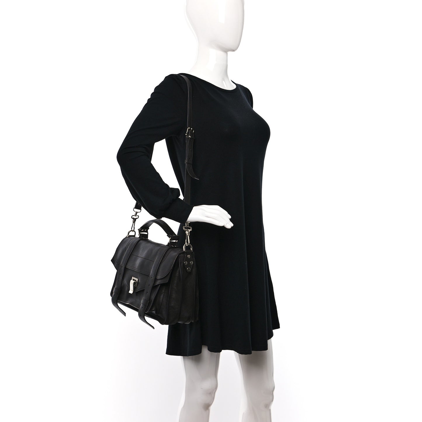 Lambskin Medium PS1 Satchel Expresso Dark Espresso