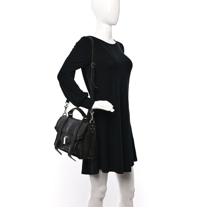 Proenza Schouler Lambskin Medium PS1 Satchel Expresso Dark Espresso 2 of 8