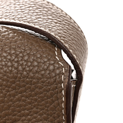Hermes Taurillon Clemence Steve Pochette Etoupe 12 of 13
