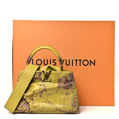 Louis Vuitton X KENNEDY YANKO Taurillon Artycapucines MM Chartreuse 11 of 11