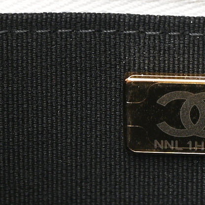 Chanel Metallic Calfskin Quilted Top Handle Wallet on Chain WOC Silver 8 of 14