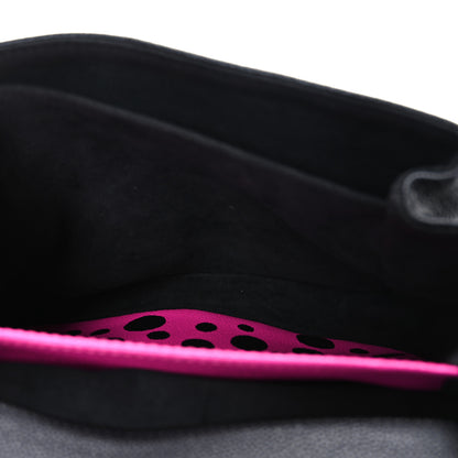 Louis Vuitton LV x YK Empreinte Monogram Giant Pochette Metis Black Fuchsia 5 of 10