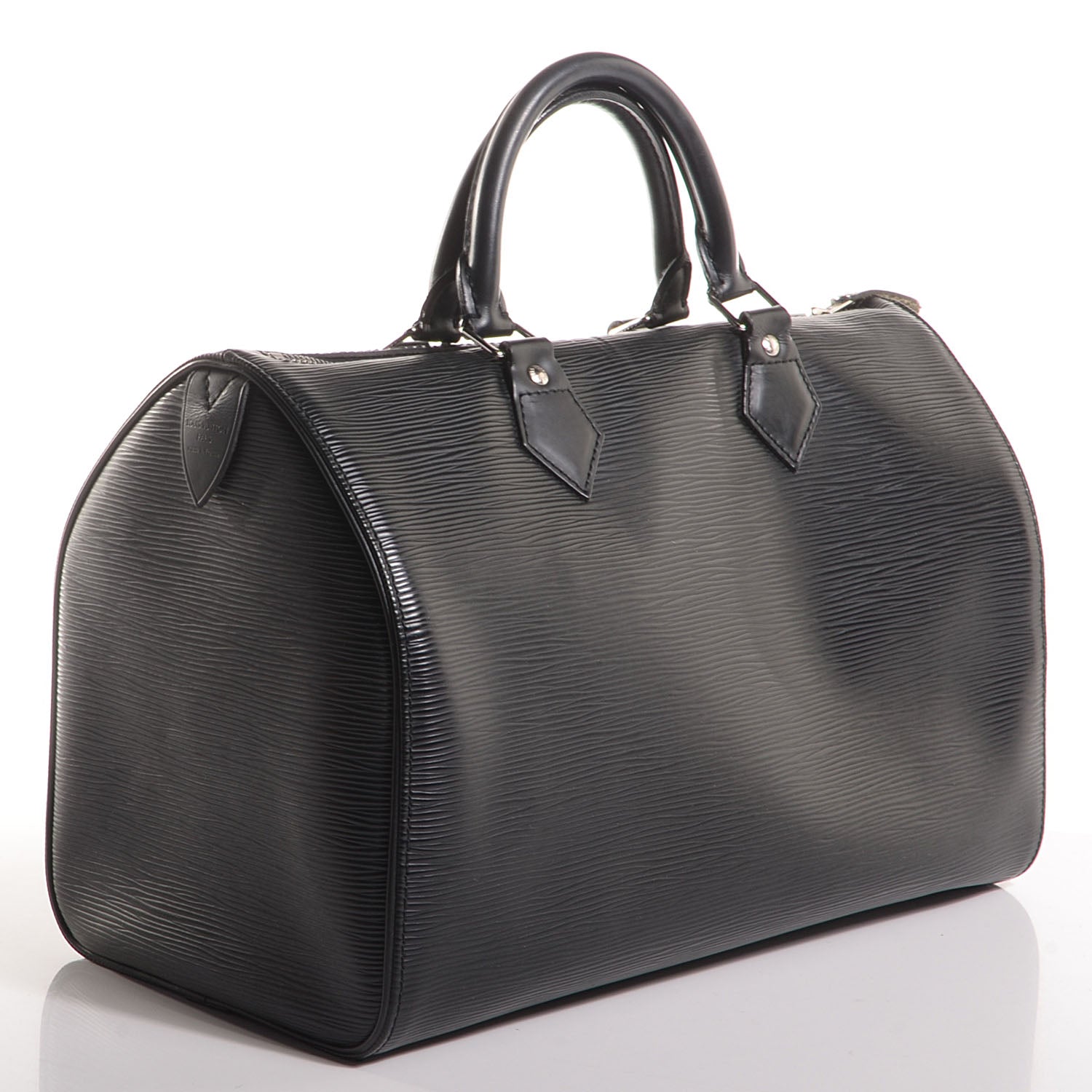 Louis Vuitton Epi Speedy 30 Black 3 of 7